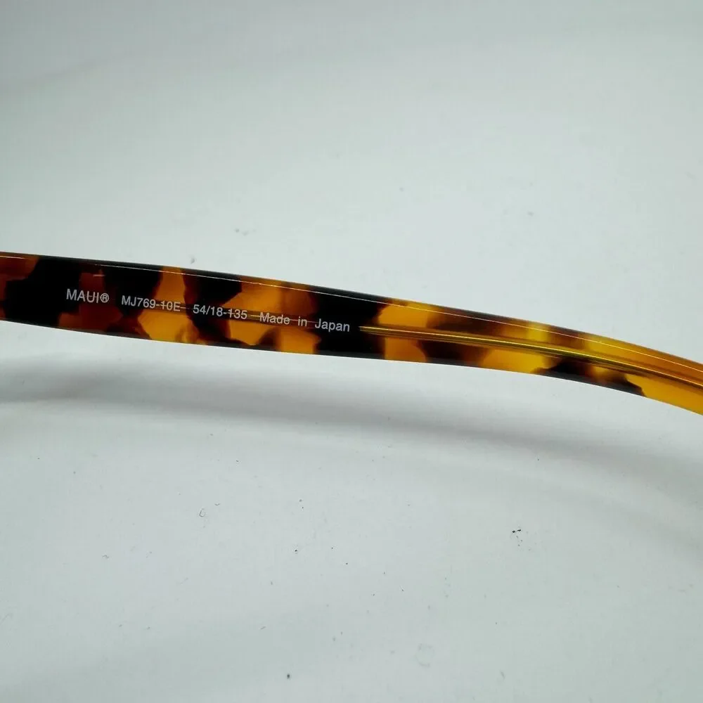 Maui Jim Sunglasses Frame MJ769-10E CANNA 54-18-135 Tortoise Full Rim H11447‎